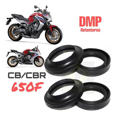 Retentor De Bengala + Guarda Pó Honda Cbr650f Cbr 650f Kit 