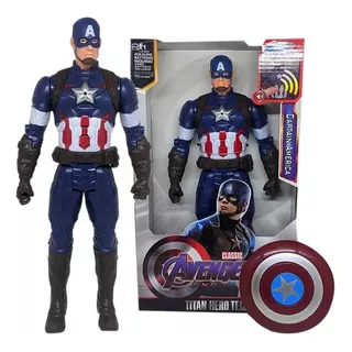 Bonecos Avengers Colecionáveis Articulado 30cm Com Som