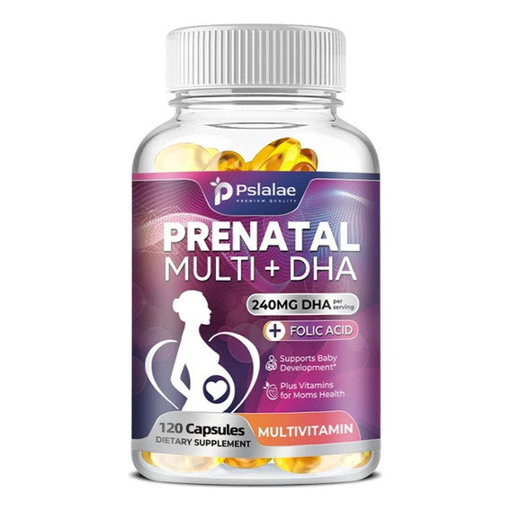 Suplemento Para Embarazadas Prenatal Multi + Dha 120 Gelcaps