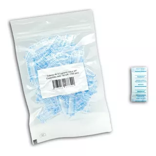 Silica Gel 100pz - 0.5g Absorbe Humedad Gel De Sílice - Desecamen® Pak