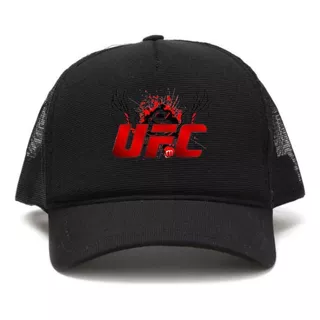 Boné Aba Curva Telinha Trucker  Ufc Estampado Show 