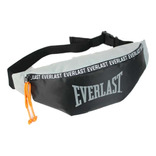 Riñonera Everlast Deportiva Expandible Urbana Amplia Comoda Color Gris Diseño de la tela Liso