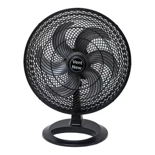 Ventiladores Osc Mesa Vent New 50cm Prata - Bivolt Estrutura Cinza Pás Preta