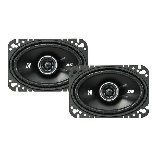 Bocinas Kicker Dsc460 43dsc4604 2v 4x6 Pulgadas 120w 30w Rms Color Negro