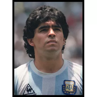 Diego Maradona Mexico 1986 Cuadro Enmarcado 45x30cm