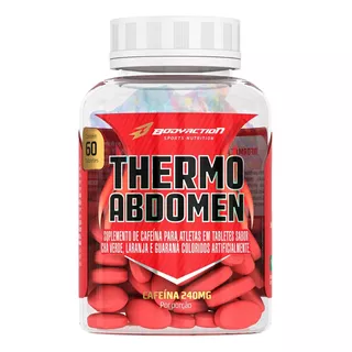 Thermo Abdomen 60 Comprimidos Bodyaction 240mg De Cafeína