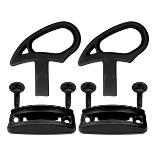 Kit Alavanca + Moldura Inclinação Banco Fiat Doblo Palio 8pc