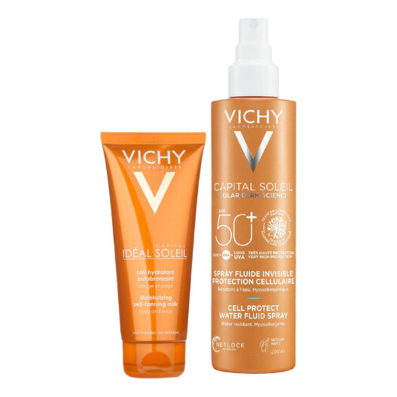 Combo Solar Vichy La Roche Autobronceante + Spray Fps 50