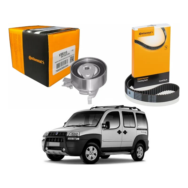 Kit Correia Dentada Tensor Doblo Adventure 1.8 2006 A 2010