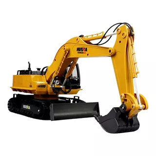 Excavador A Control Remoto Huina 1510 1:16 Deep Yellow