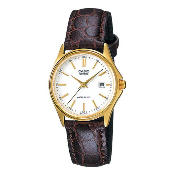 Reloj Para Mujer Casio Ltp_1183q_7a Ltp1183q-7adf Marrón