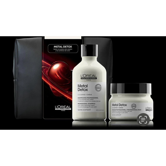 Pack Loreal Metal Detox Shampoo + Máscara