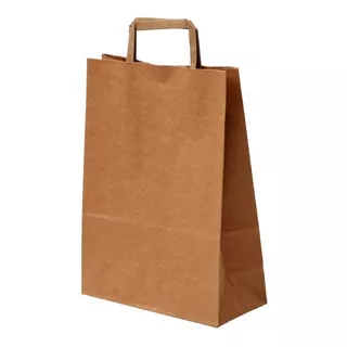 Bolsas De Papel Madera, Kraft 30x12x41 Pack X25 Unidades