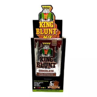 Caixa De Seda King Blunt Mix 25 Pacotes Atacado