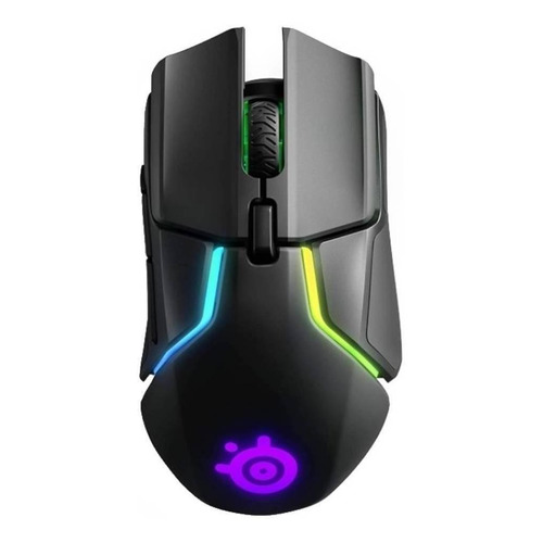 Mouse 
gamer de juego inalámbrico recargable SteelSeries  Rival 650 Wireles black