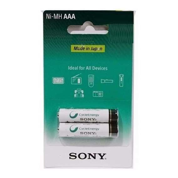 Pila Batería Recargable Aaa X2 Unidades 1500mah 1.2v Ni-mh