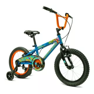 Bicicleta Mercurio Infantil Niño Troya Rodada 16 Color Azul