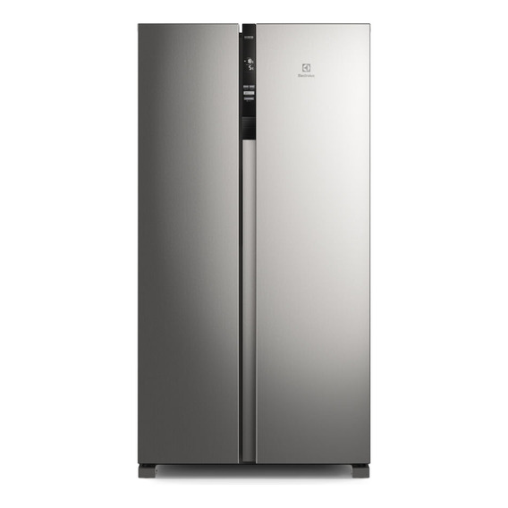 Refrigerador Electrolux 531l Side By Side No Frost Inverter Color Plateado
