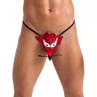 Tanga Para Hombre De Diablo Ropa Interior Divertida Y Sexy