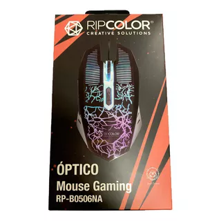 Mouse Gamer Ripcolor Rp-b0506na Color Negro