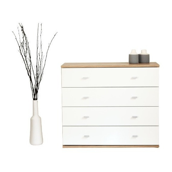 Comoda Moderna Linea Star 4 Cajones De Mueblesrem .