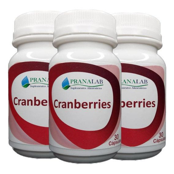 Cranberry Cápsulas X 500mg Pack 3 Frascos