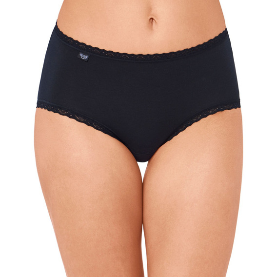 Pantaleta Mujer 24/7 Algodón Negra 980804 Sloggi