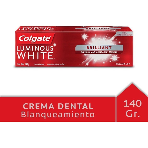 Crema Dental Colgate Luminous White Brilliant 140g