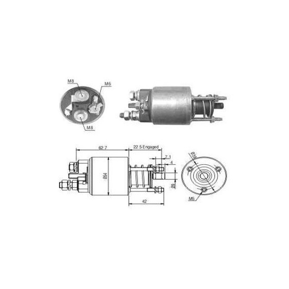 Solenoide Bosch Fiat Varios