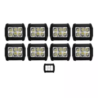 Faros 6 Led Tipo Concha 8 Pzas.