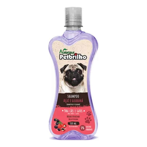 Shampoo Petdrilho Perros Y Gatos Pelaje Blanco/neutro 500ml Fragancia Acai Y Guarana