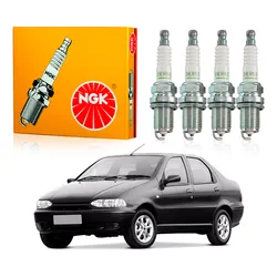  Jogo Velas Ngk Siena 1.0 1996 A 2000