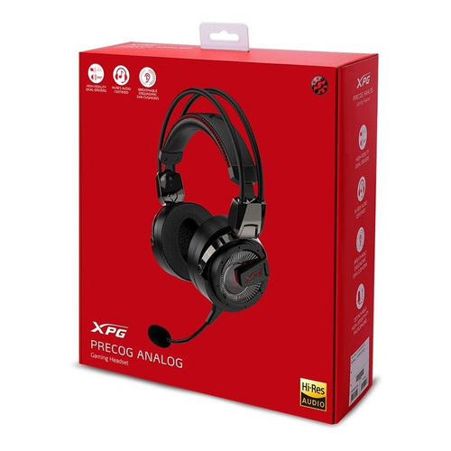 Audífono Gamer Xpg Precog Analog Color Black