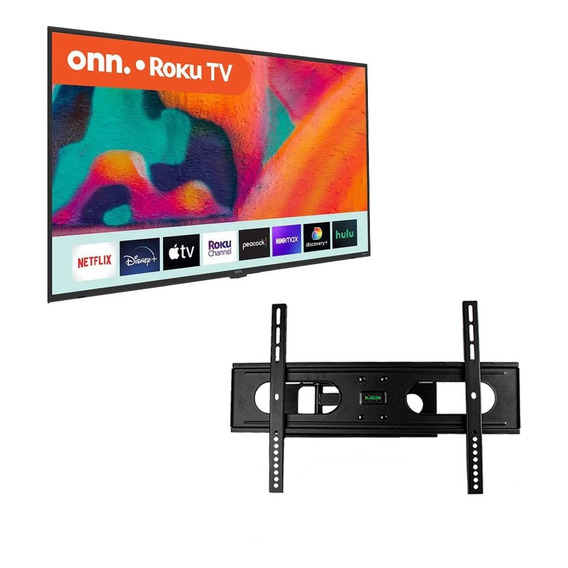 Onn Pantalla De 50'' Led 4k Uhd Smart Tv 100012585 + Soporte