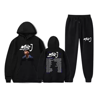 Milo J - Combo Buzo Unisex + Jogger Algodon - Hip Hop Trap