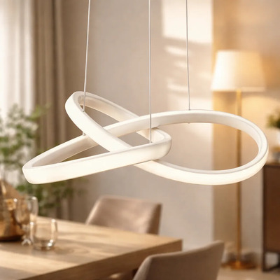 Colgante Sauron Moderno 19340 23w Calido Blanco Blanco