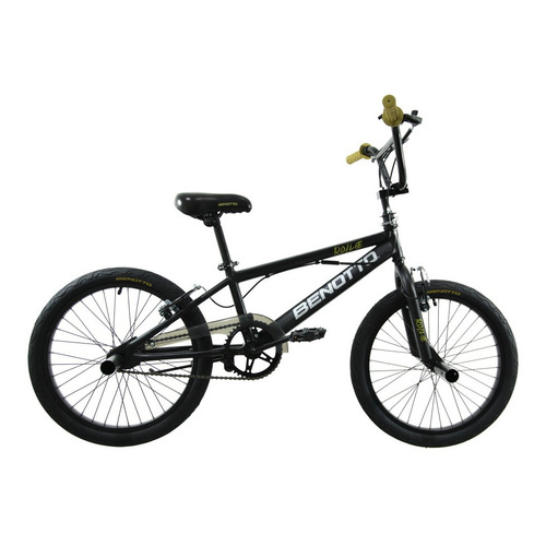 Bicicleta Benotto Freestyle Rollie R20 1v Acero Negro Dorado