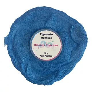 Pigmento Azul Pacífico Metálico Para Resina Epóxica 10 Gr