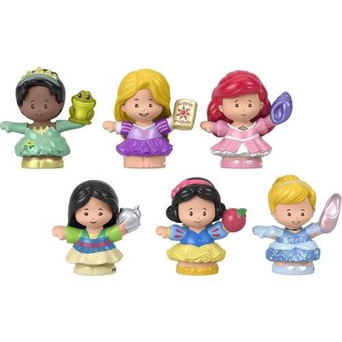 Little People - Princesas De Disney - Set 6 Figuras