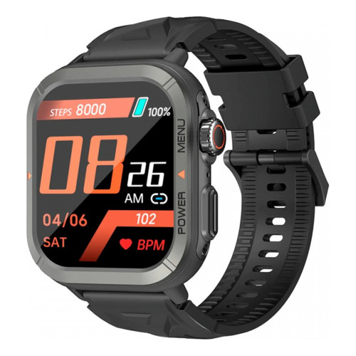 Smartwatch Blackview W30 Pantalla de 1.91" Llamadas y Notificaciones Color Negro