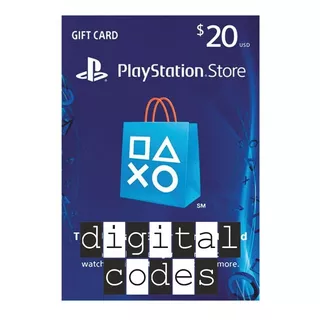 Código Playstation Psn Ps4 Ps3 Usa 20 Usd Digital Codes