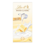 Chocolate Lindt Swiss Classic White 100gr. Blanco