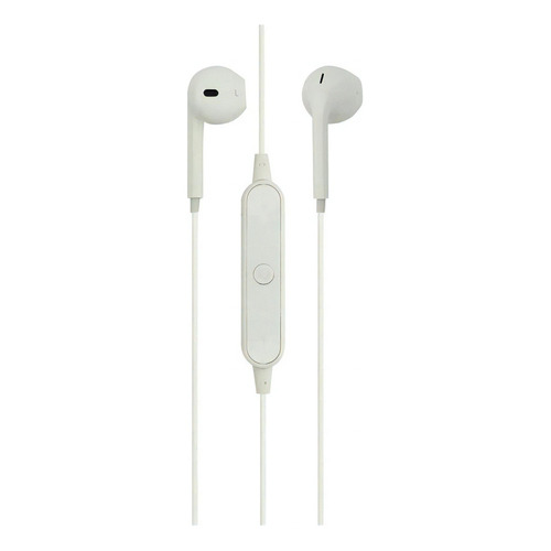 Audífonos Headset In Ear Deportivo Sport Bluetooth Magnetico Color Blanco