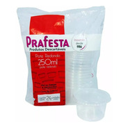 2 Pote Plastico Marmita Red 250ml Alim Micro Freezer 24un