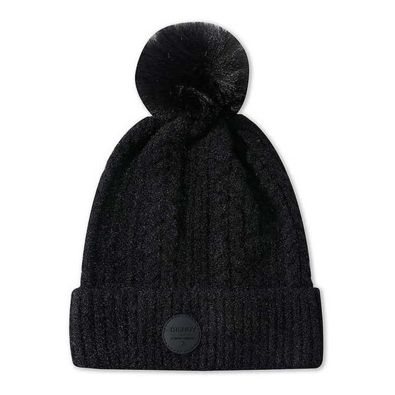 Gorros Trenzados Pompón Invierno Mujer Hombre Abrigados