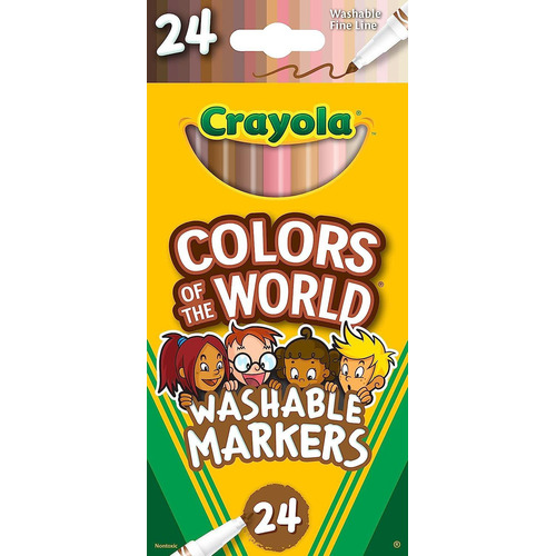 Crayola Marcadores Colors Of The World 24 Piezas