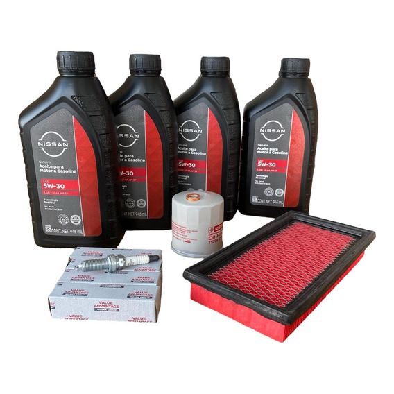 Kit De Afinacion Nissan March 2012-2021 Aceite 5w30