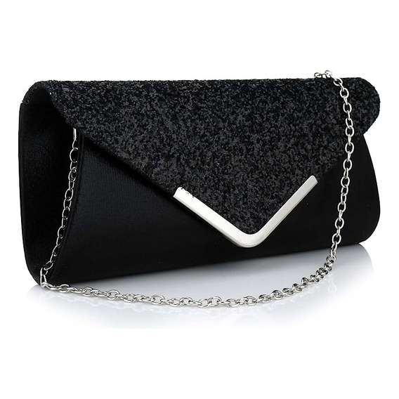 Bolso Fiesta Noche Clutch Dama Cartera Cocktail Dorada