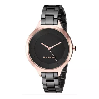 Nine West Reloj De Mano Mujer Dama Bisel O Rosa Caja Regalo