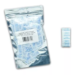 Silica Gel 100pz - 1g Absorbe Humedad - Desecamen® Pak